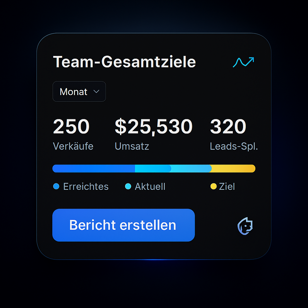 KI Vertrieb Dashboard Analytics und Sales Performance